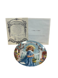 John McClelland "A Tisket, A Tasket" Collectors Plate