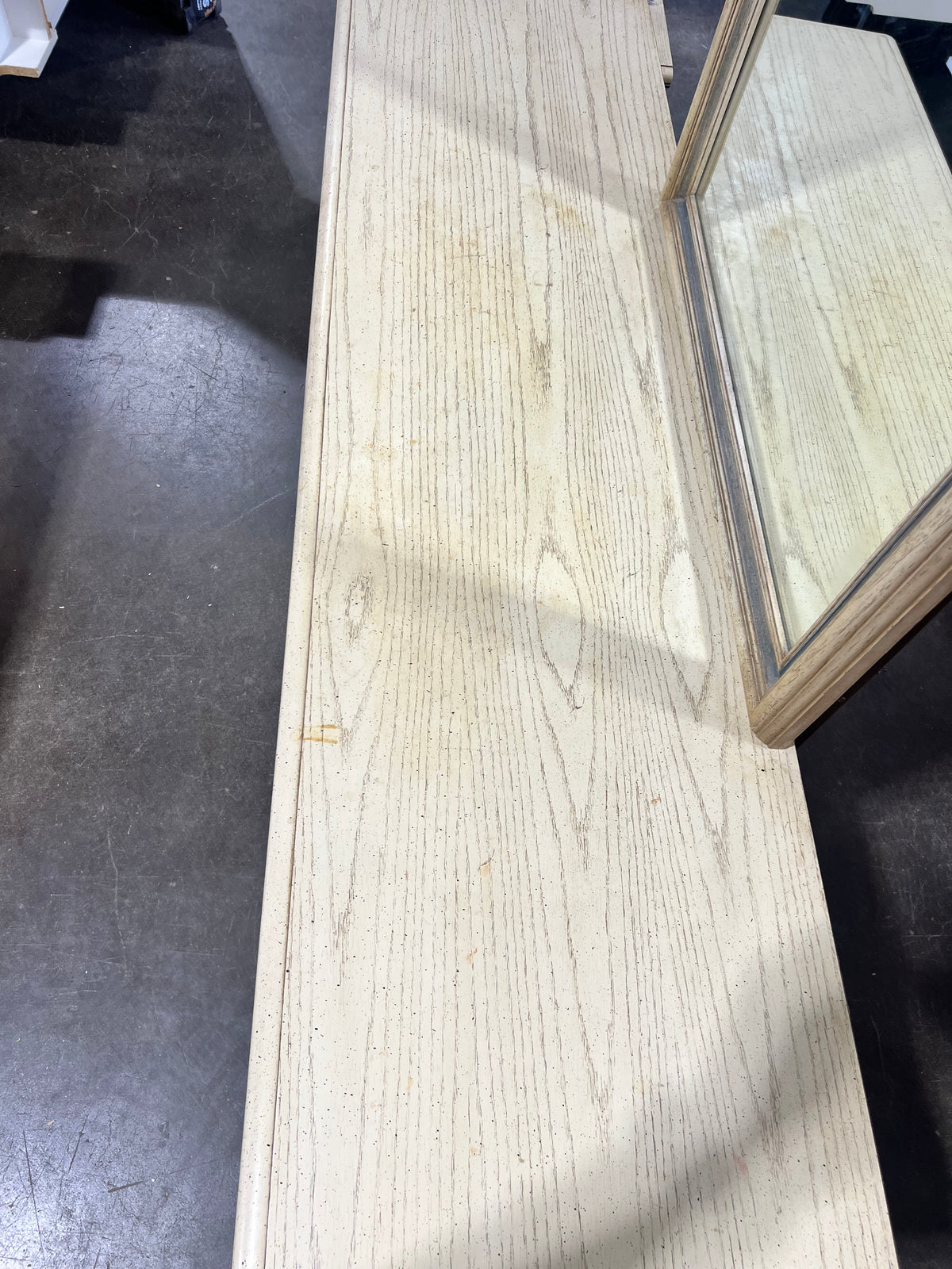 Light French Provincial Double Dresser