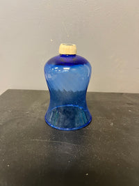 Blue Glass Peg Votive Holder Cup