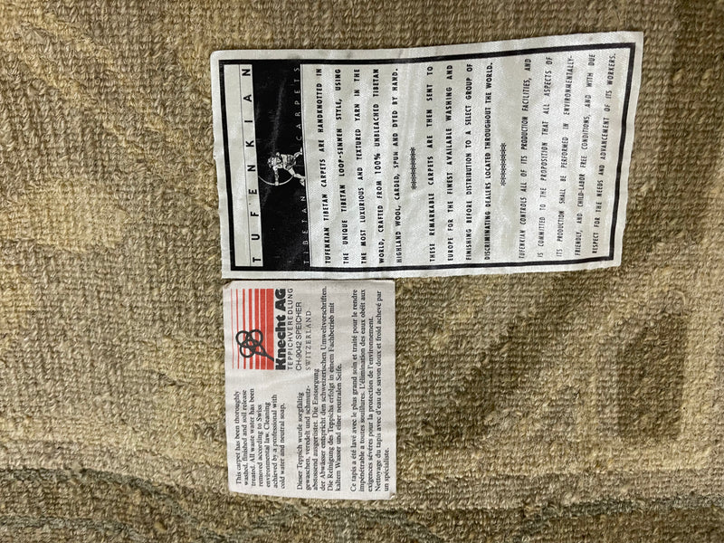 8' x 10' Yellow Cathedral Wool Rug