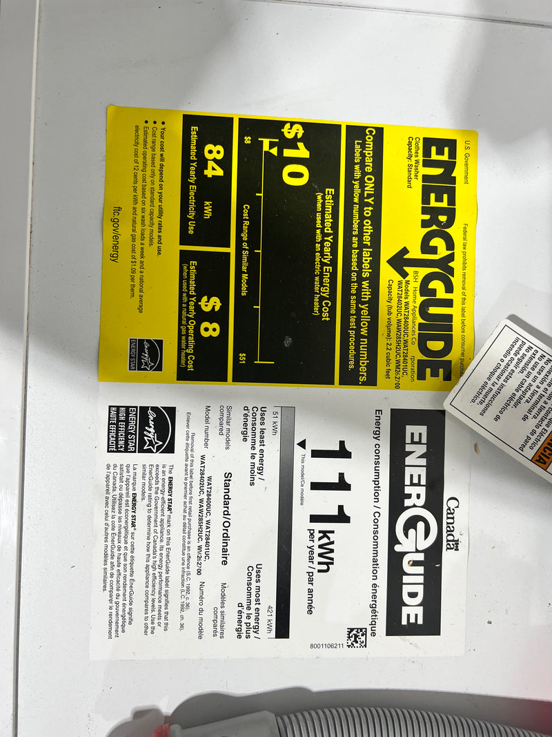 Bosch 800 Series Front Washer 24"