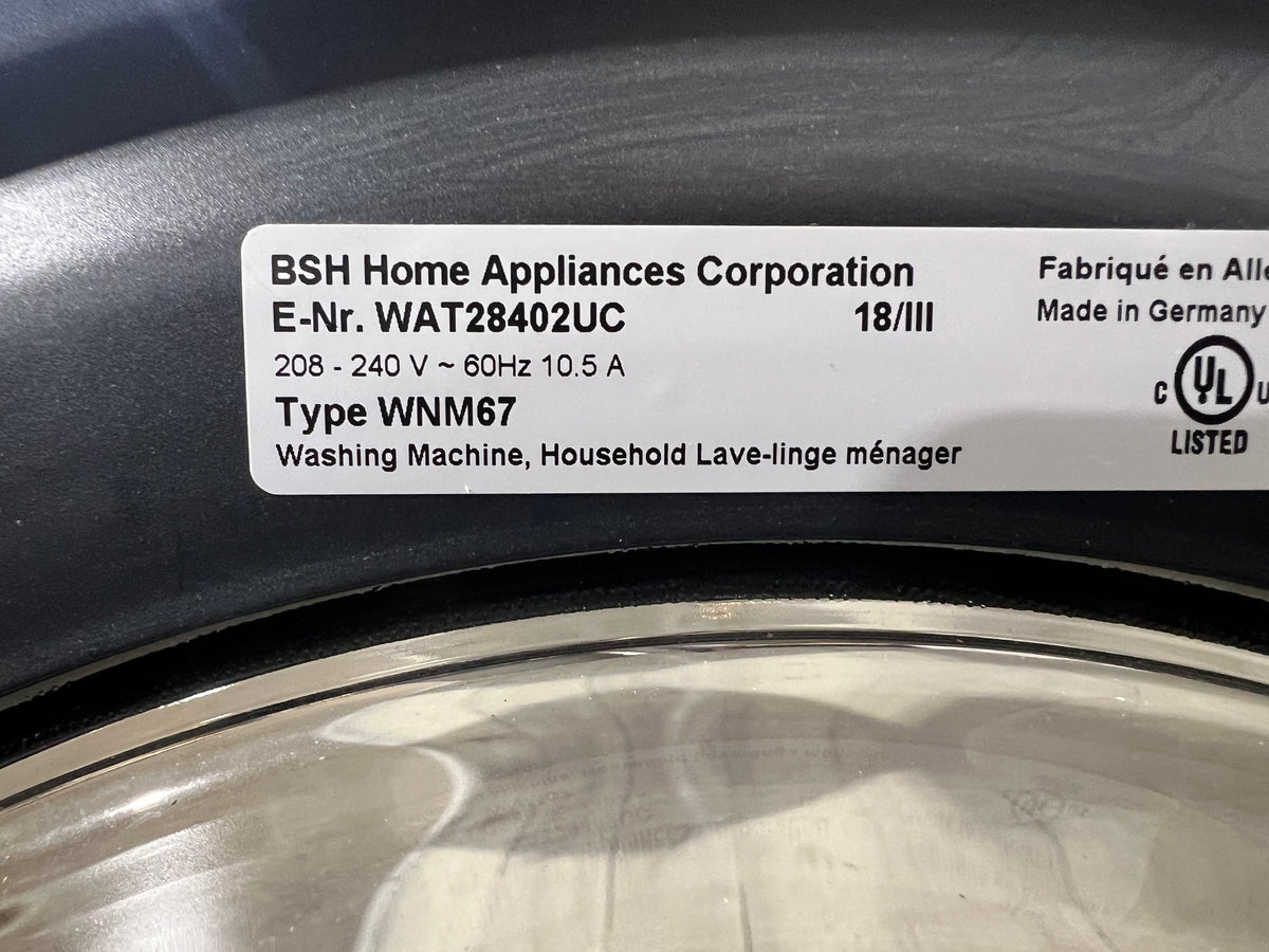 Bosch 800 Series Front Washer 24"