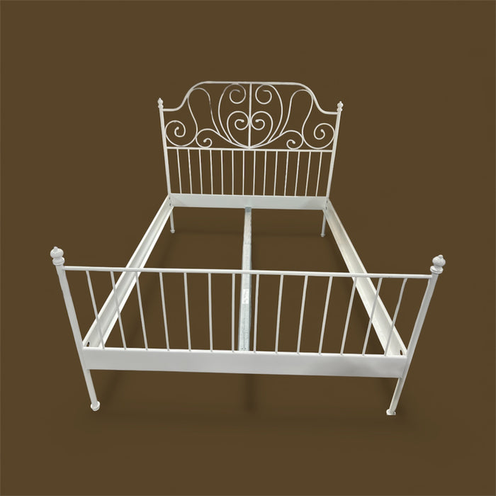 Wrought Iron Scrollwork Twin Bed Frame