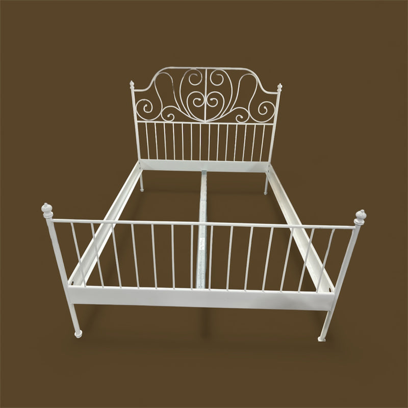 Wrought Iron Scrollwork Twin Bed Frame