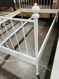 Wrought Iron Scrollwork Twin Bed Frame