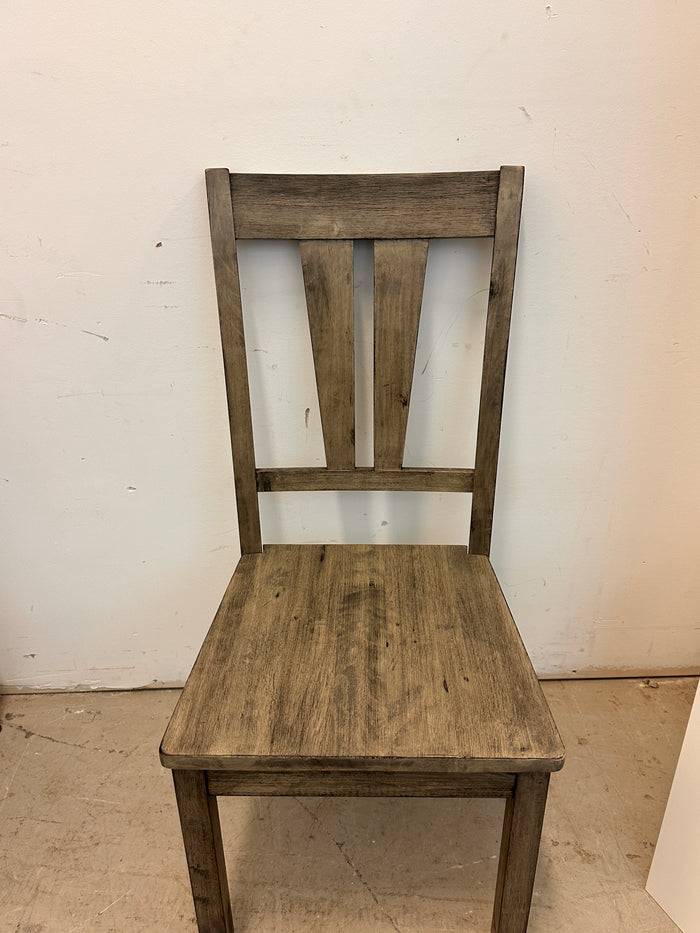 1-Piece Fan Back Wooden Seat Chair - DNH100SCWVS