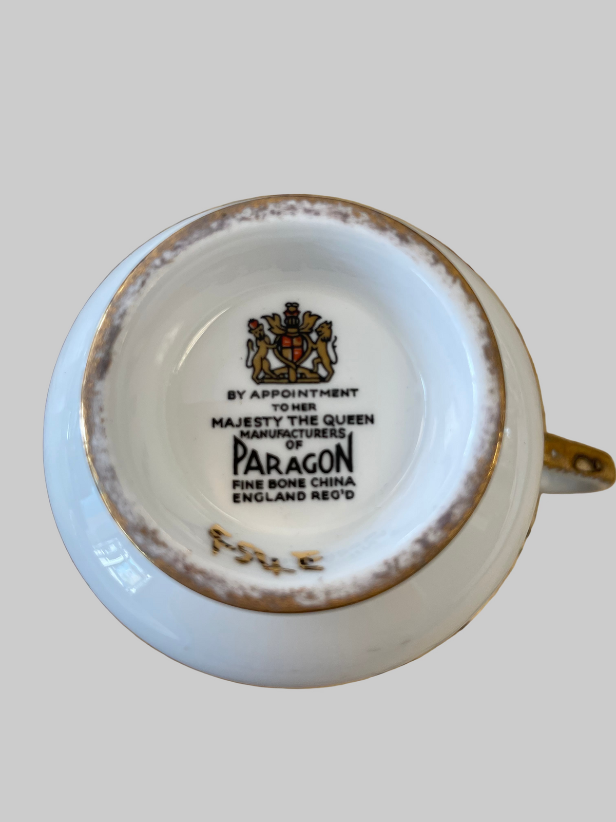 Paragon Fine Bone China Tea Cup & Plate