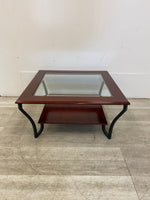Two Tier Glass Coffee Table