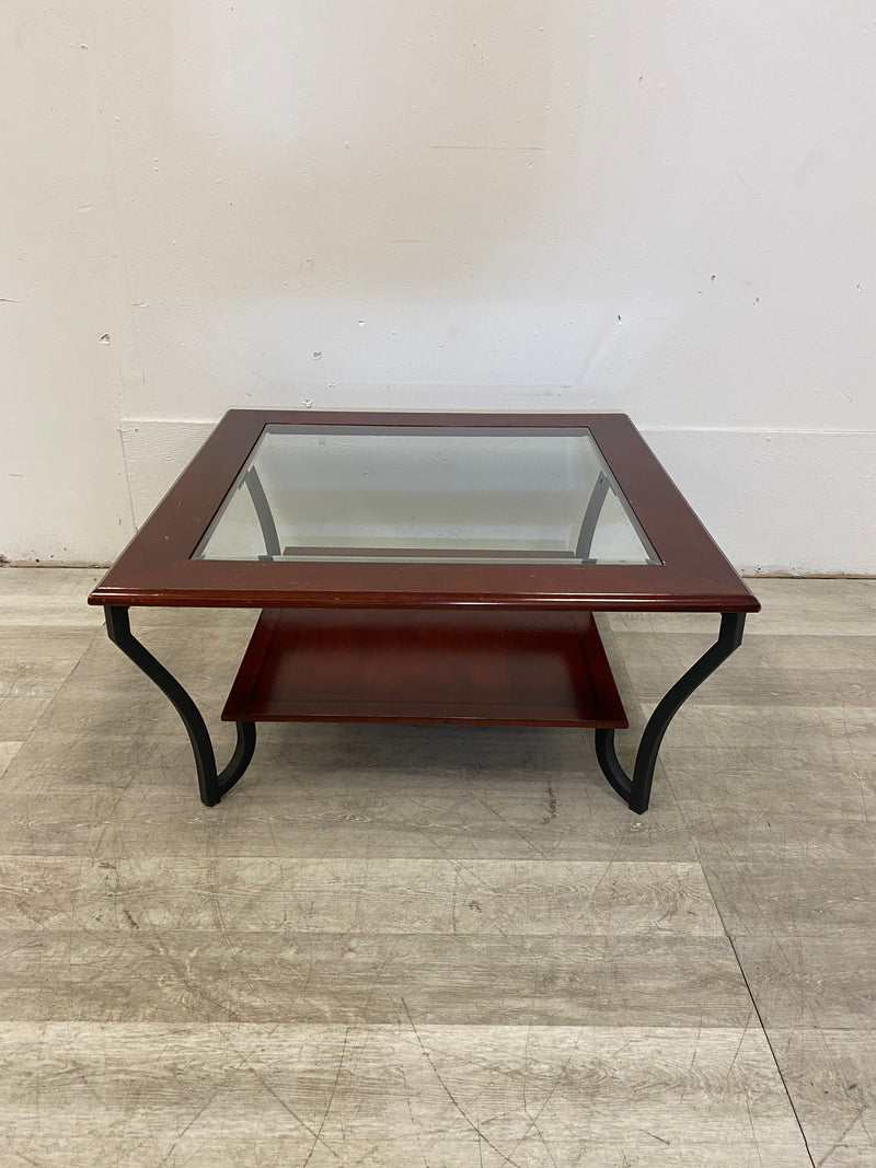 Two Tier Glass Coffee Table