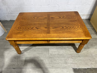 Oak Finish Lift-top Coffee Table