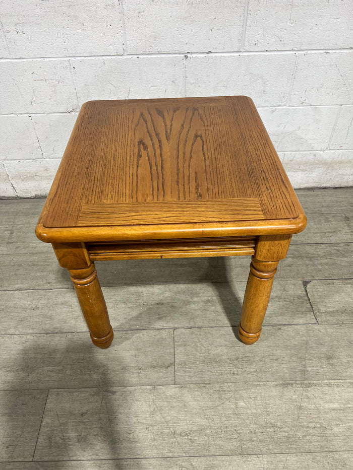 Traditional Oak End Table