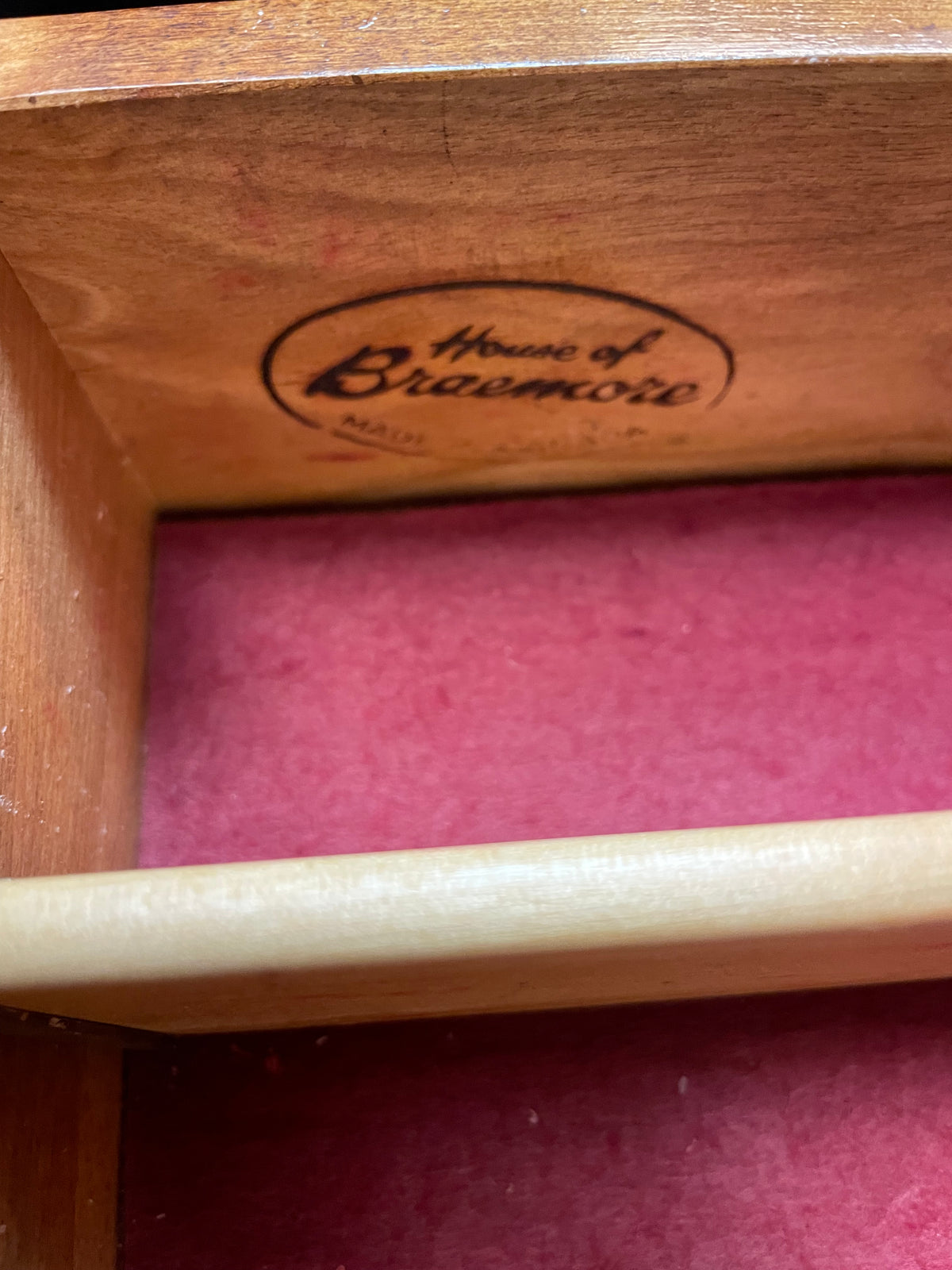 Dark Wood 1-Piece Hutch