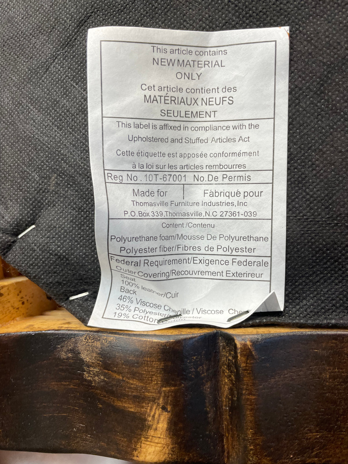 Set of 10 Thomasville Country French Leather Dining Chairs