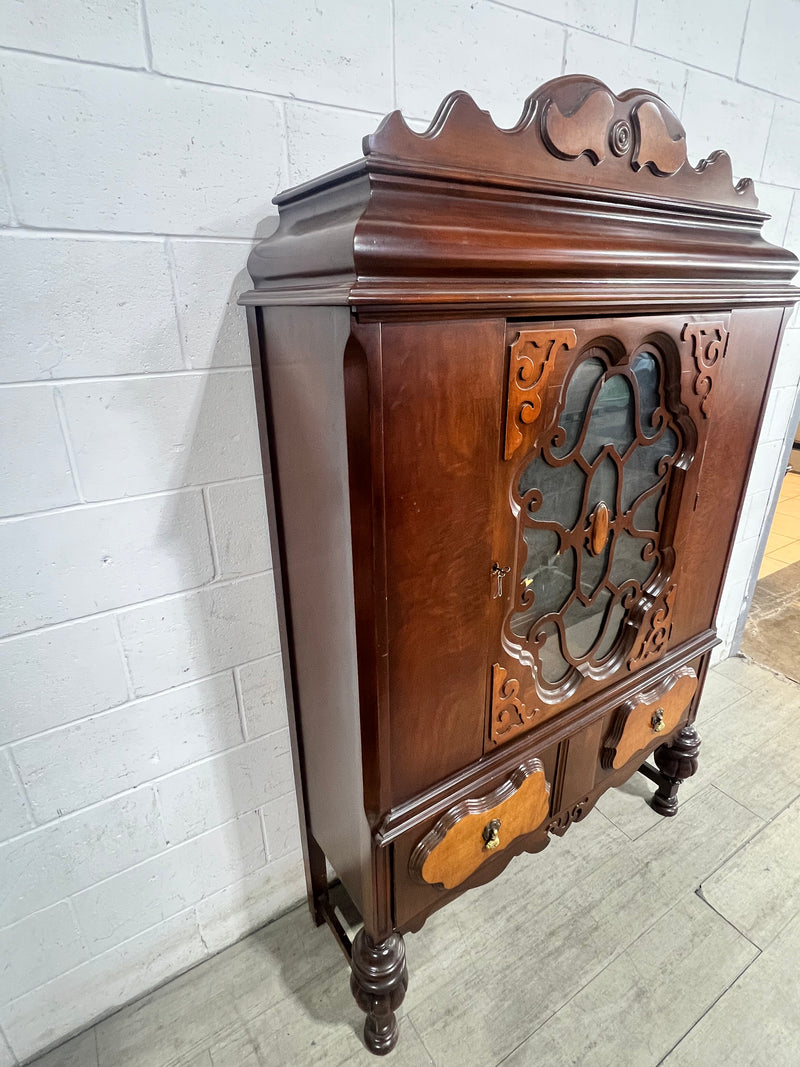Ornate Victorian Display Cabinet