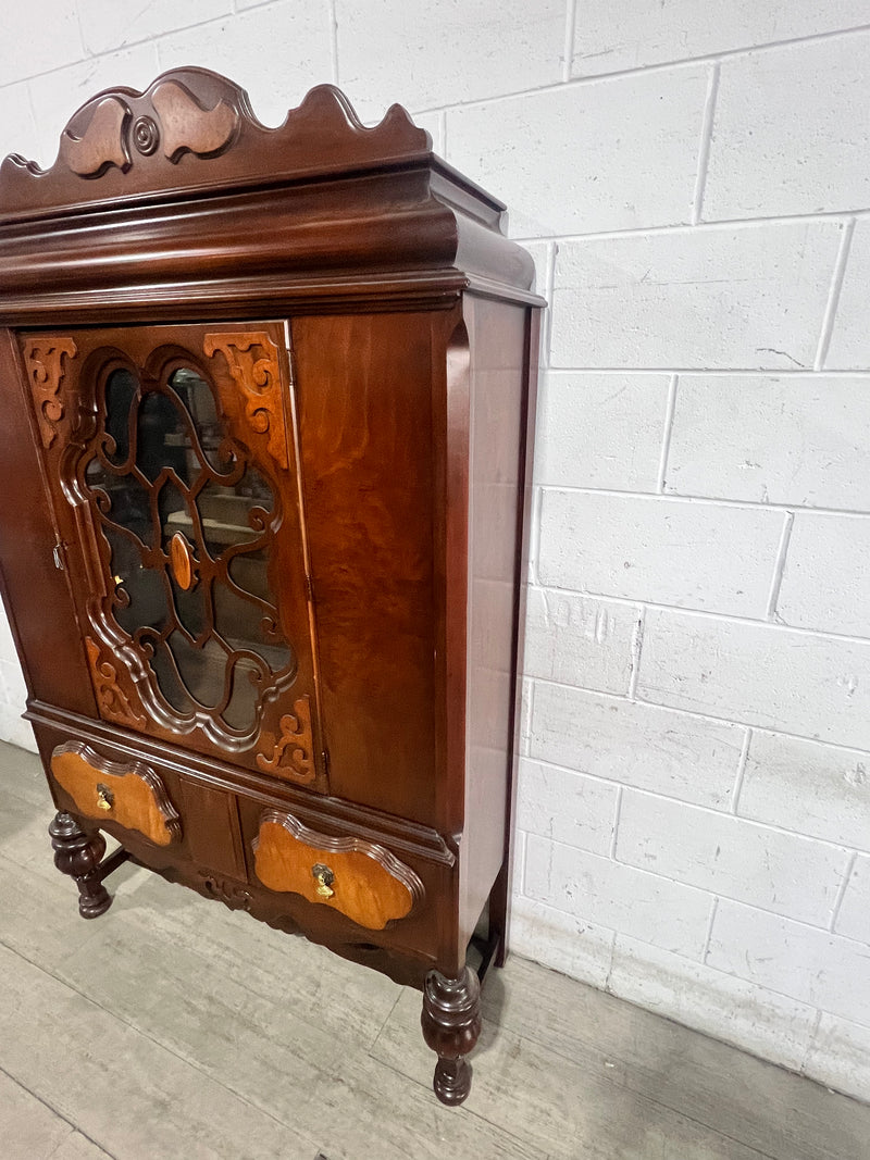 Ornate Victorian Display Cabinet