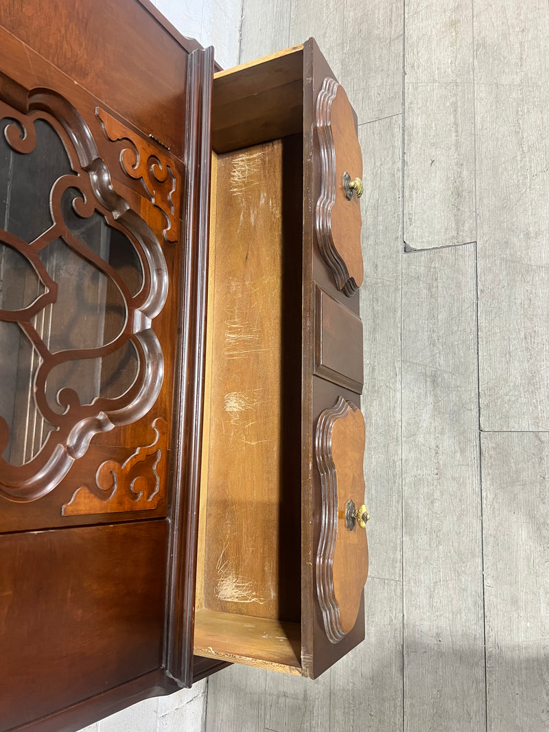 Ornate Victorian Display Cabinet