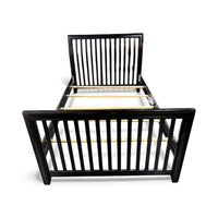 Black Spindle Double Bedframe