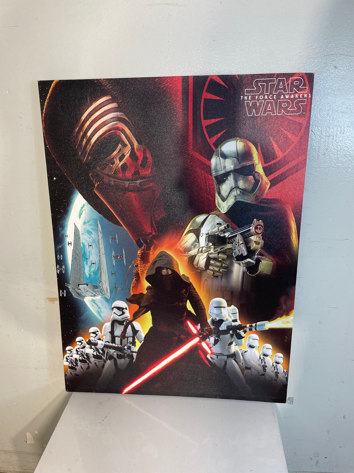 Star Wars The Force Awakens Canvas Poster