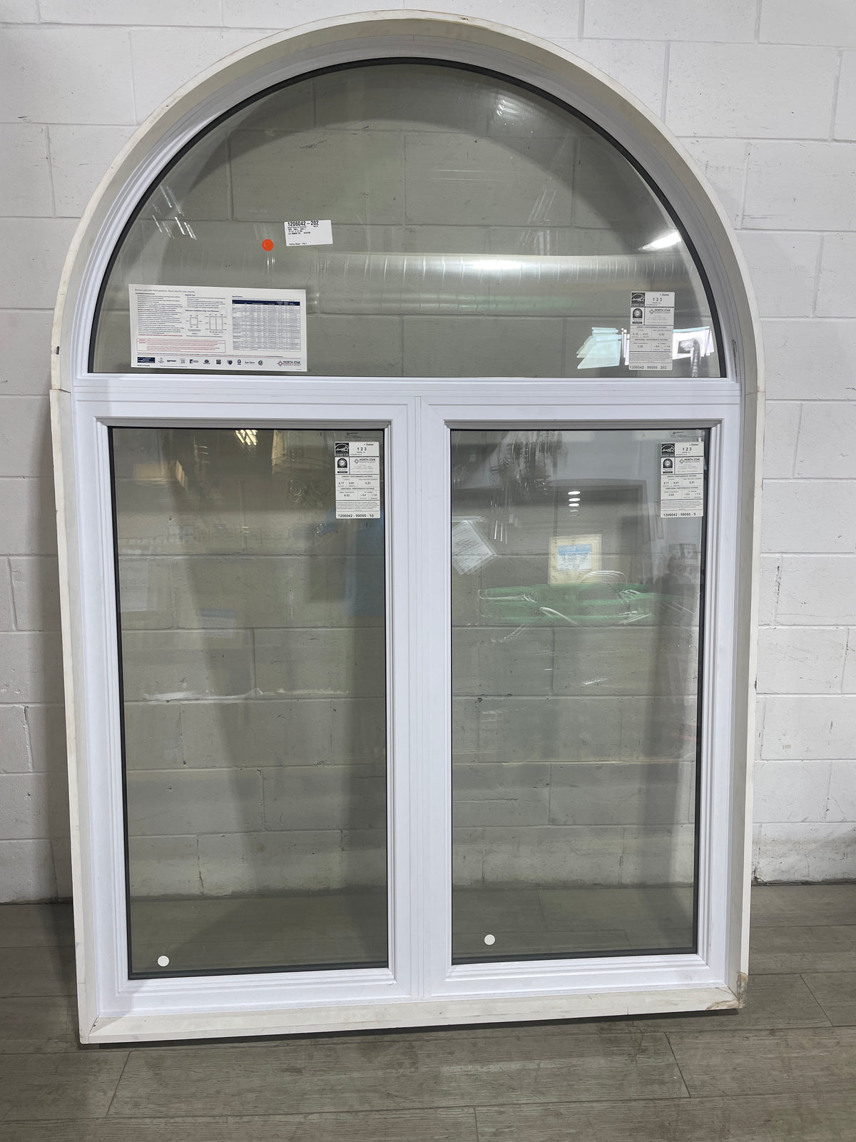 60" x 86.25" Arch-Top Window