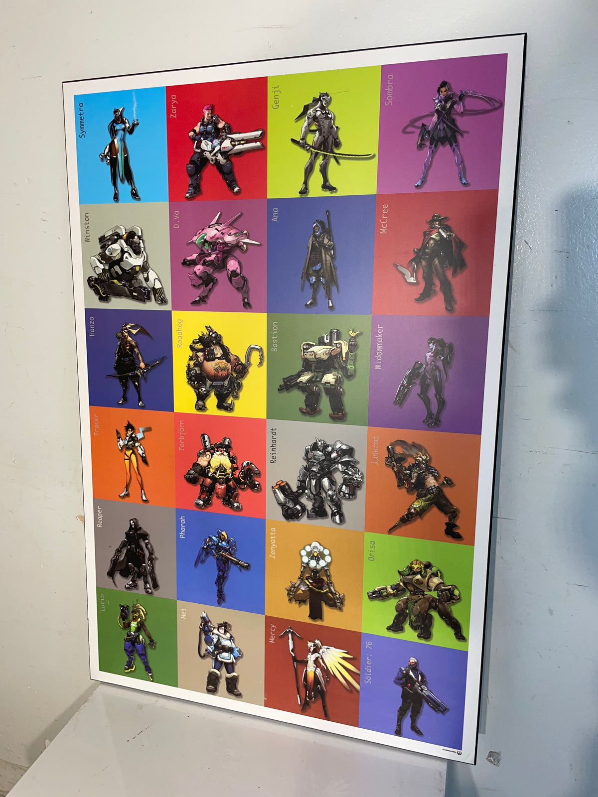 Overwatch Character Poster