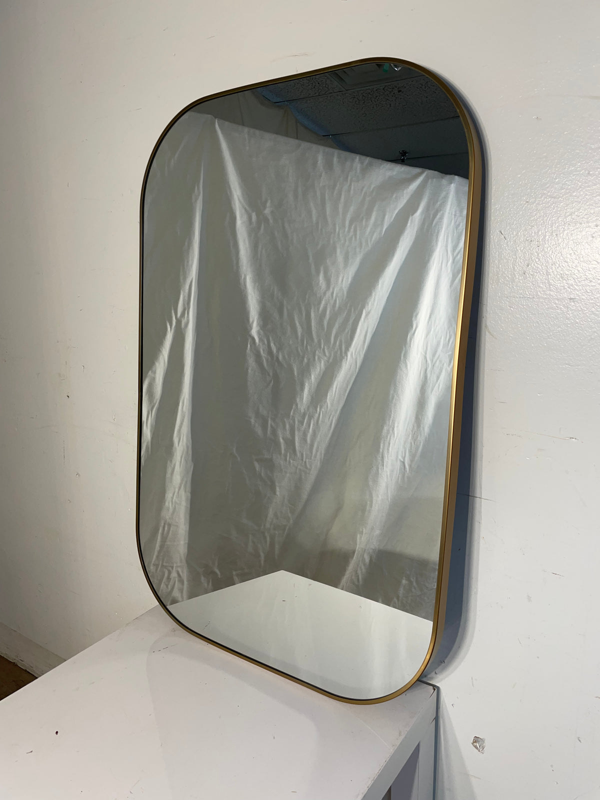 Infinity Gold Metal Vanity Mirror