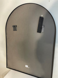 Arch-Shaped Mirror in Black Frame