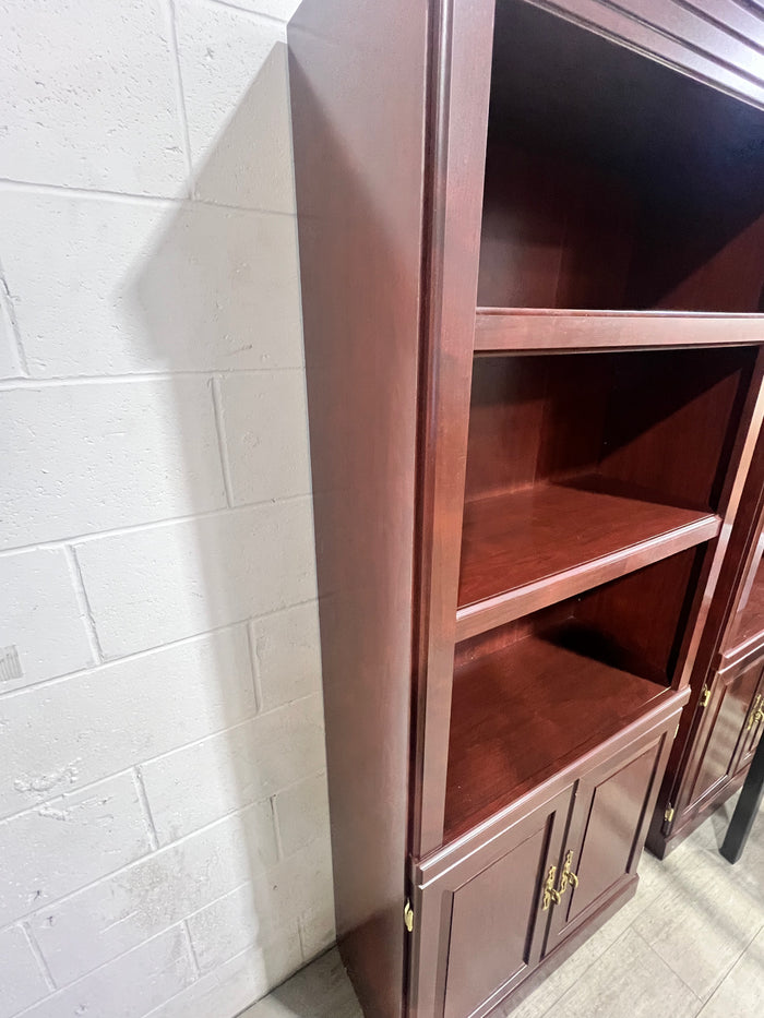 Traditional Cherry Open Bookcase