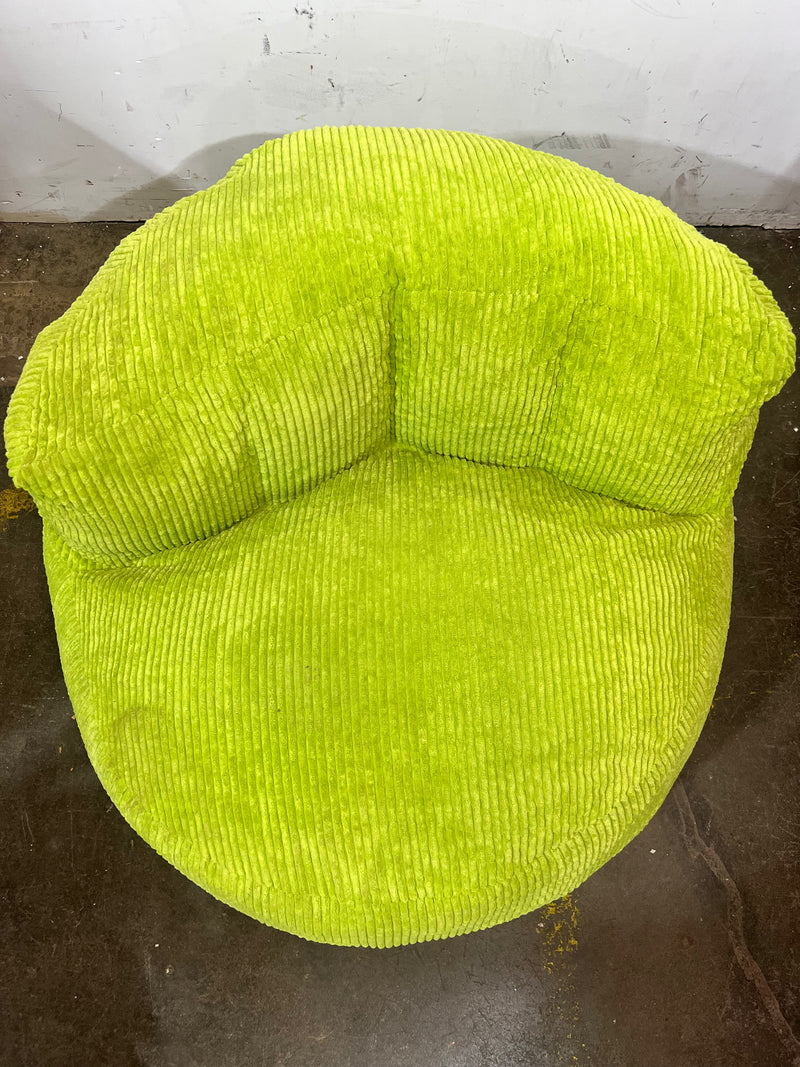 Lime Green Corduroy Bean Bag Chair