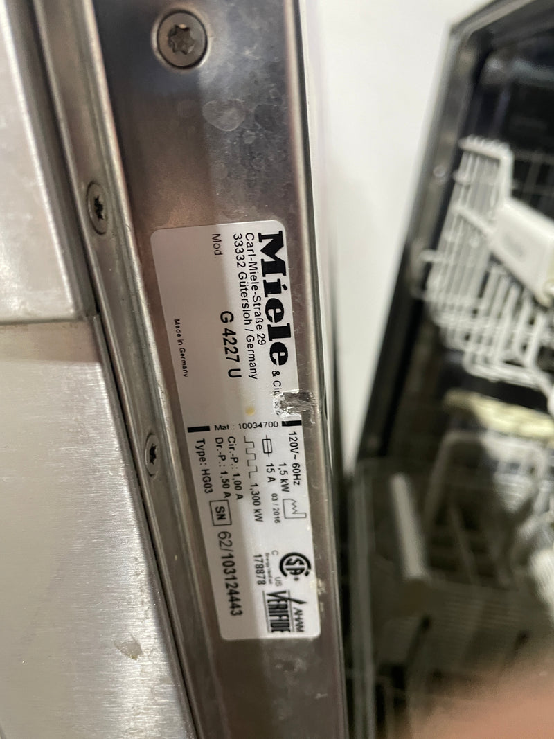 Miele Stainless Steel Dishwasher