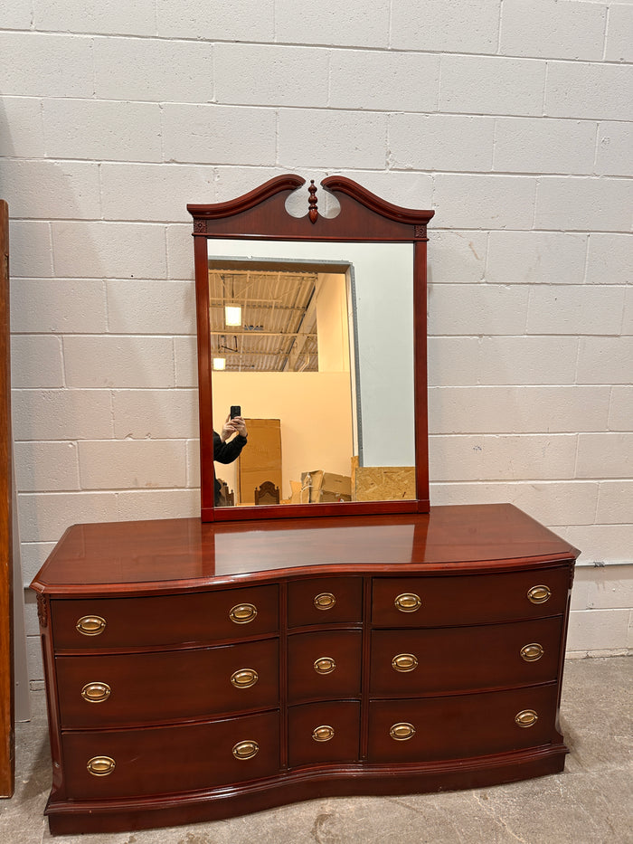 Antique 9 drawer dresser