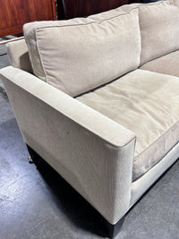 Modern Tan Loveseat