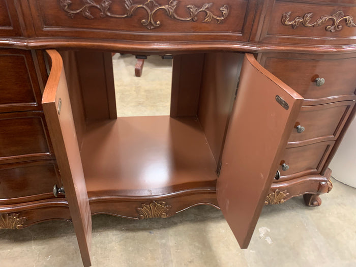 60" Brown Single Sink Vanity