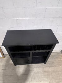 Black Bar Cabinet - 1 Door