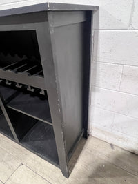 Black Bar Cabinet - 1 Door