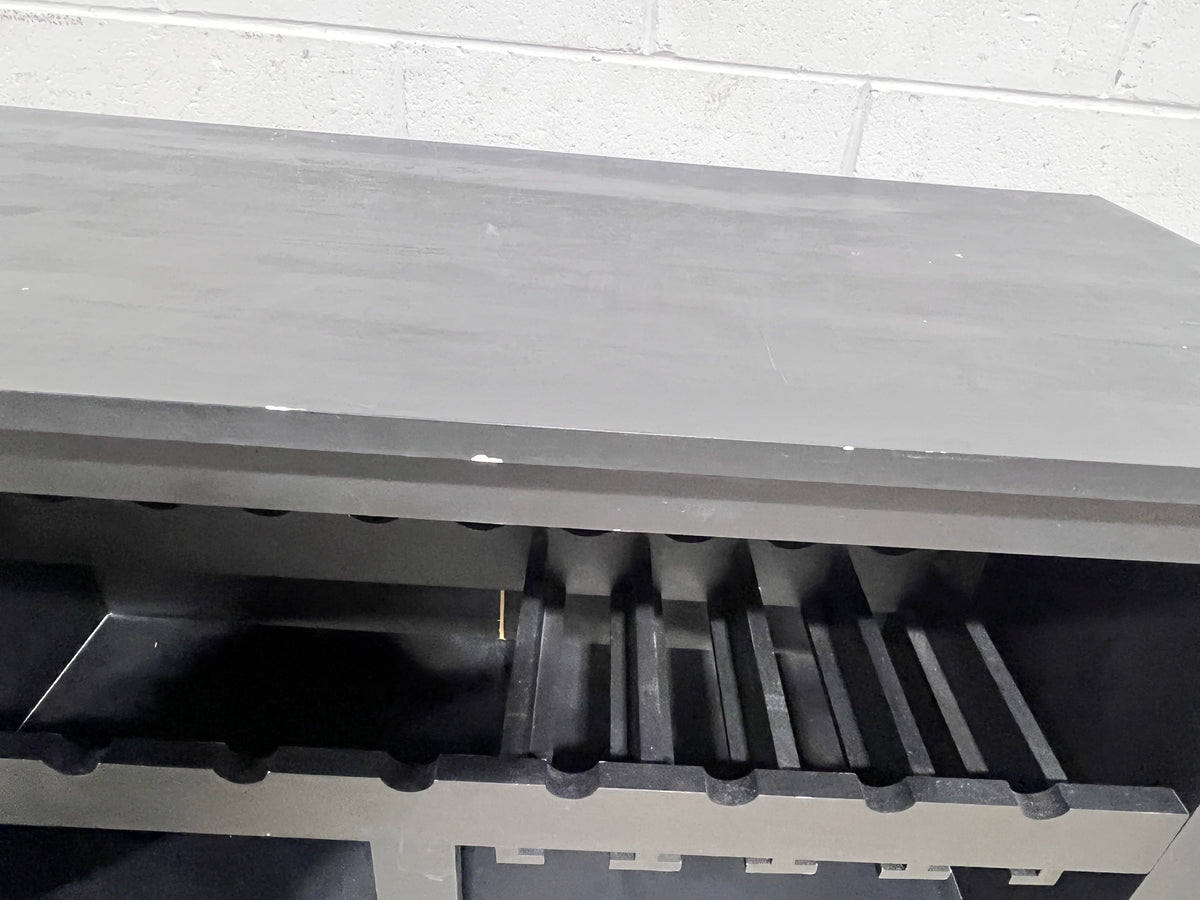 Black Bar Cabinet - 1 Door