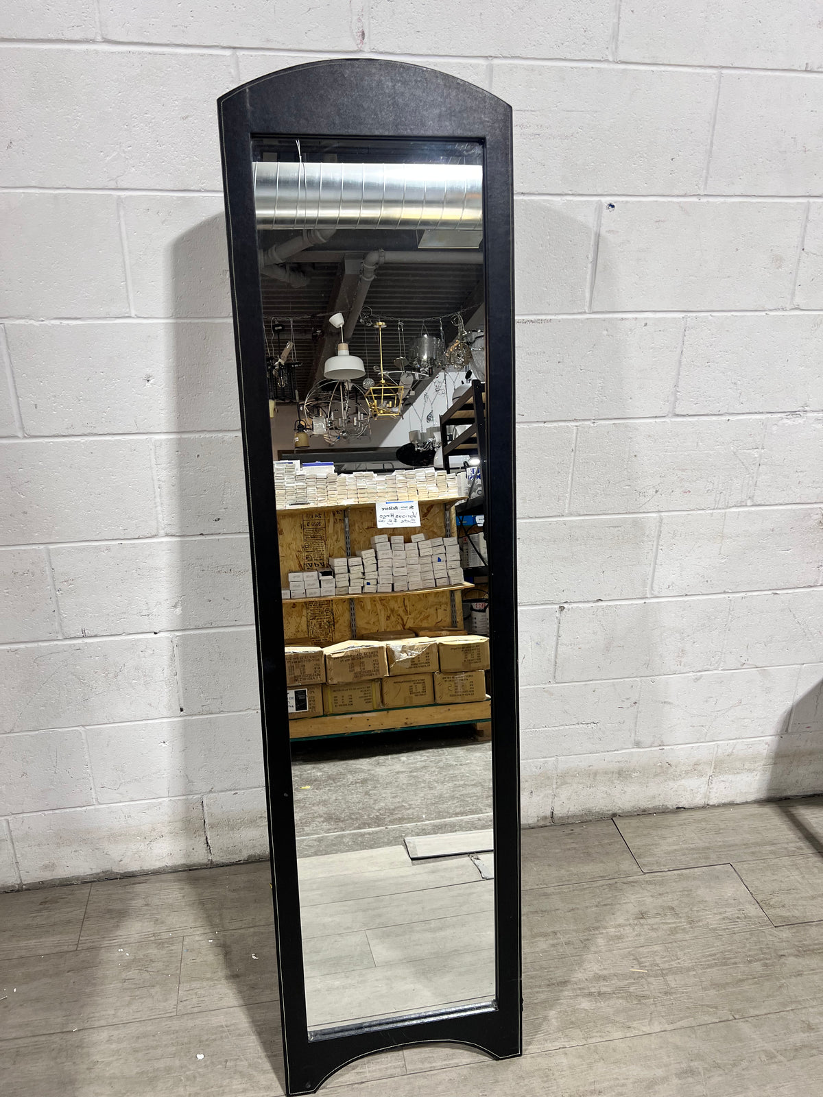 Black Freestanding Mirror