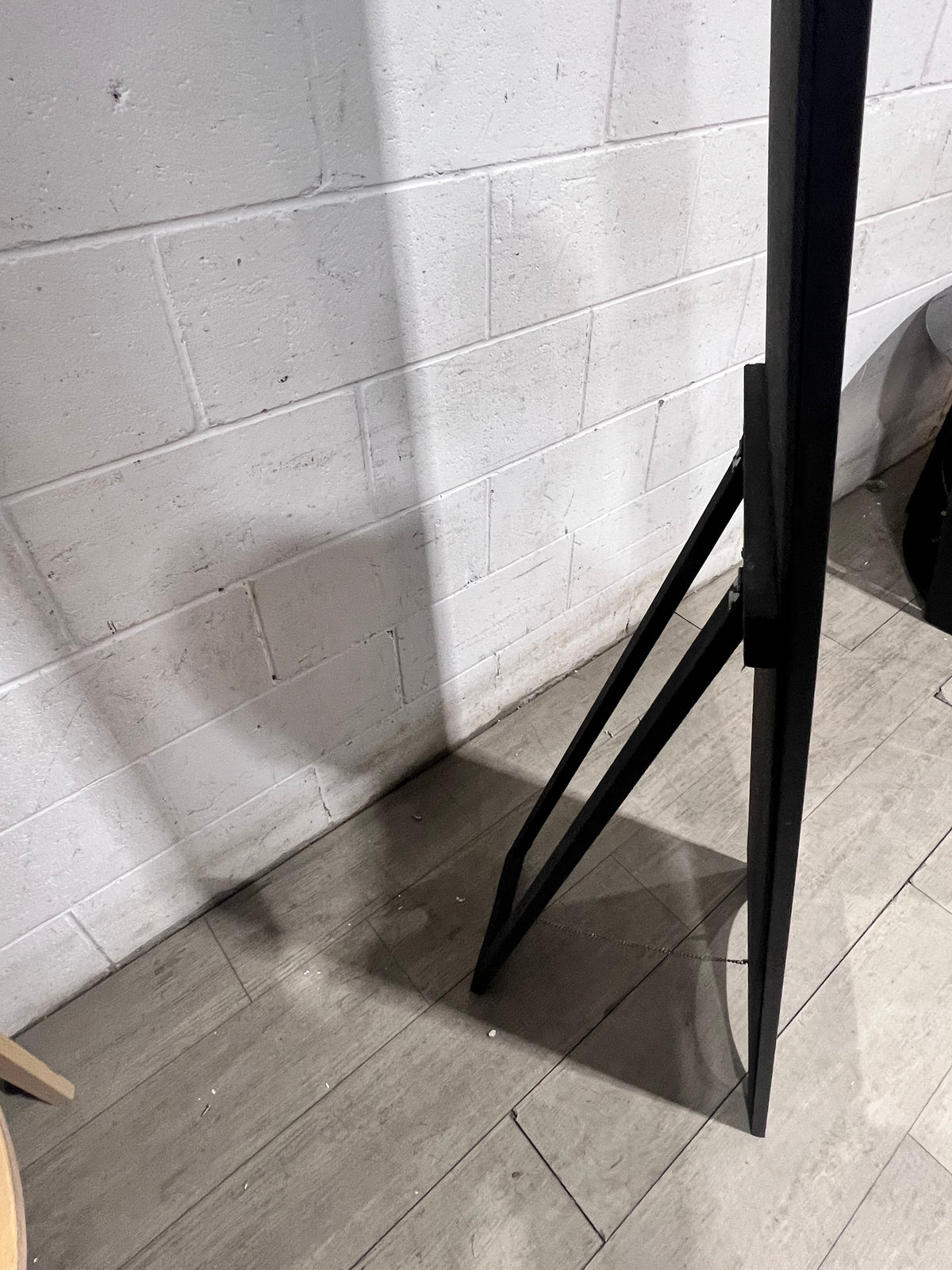 Black Freestanding Mirror