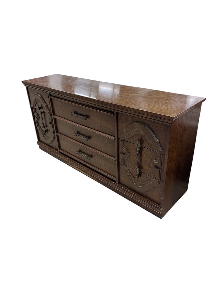 Solid Wood Ornate Sideboard