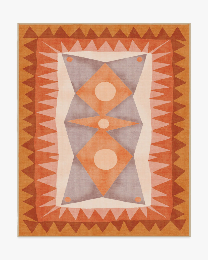 Justina Blakeney Outdoor Hilma Papaya Rug 8' x 10'