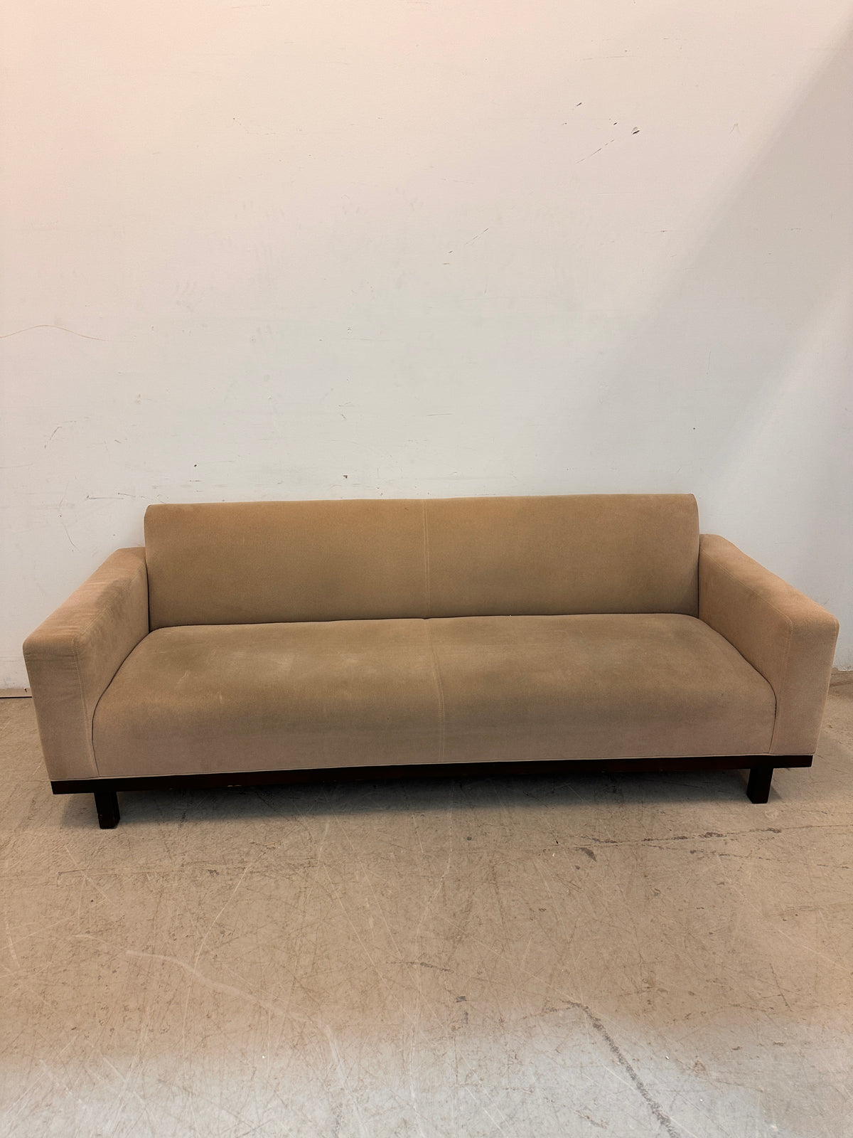 Tan sofa
