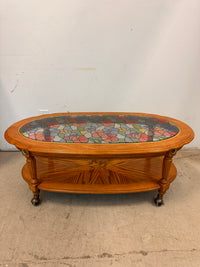 Stained glass coffee table