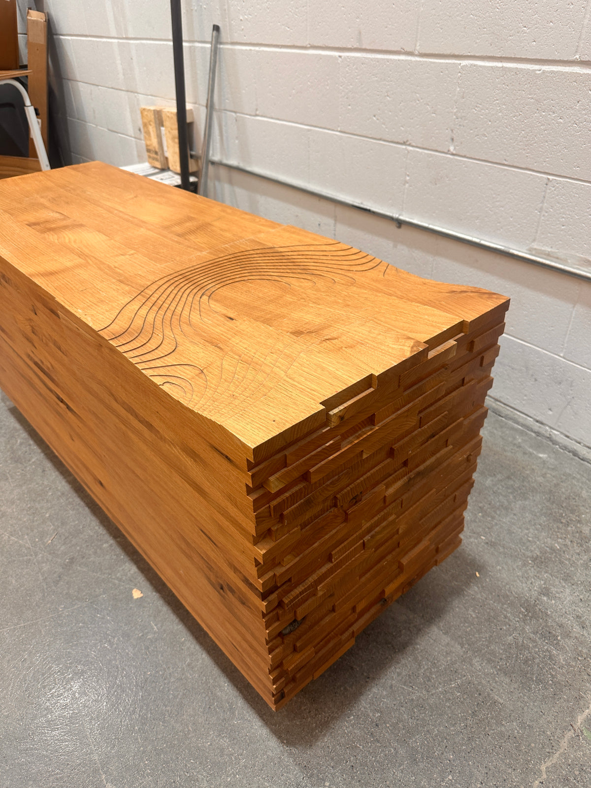 Modern bench / shoe storage