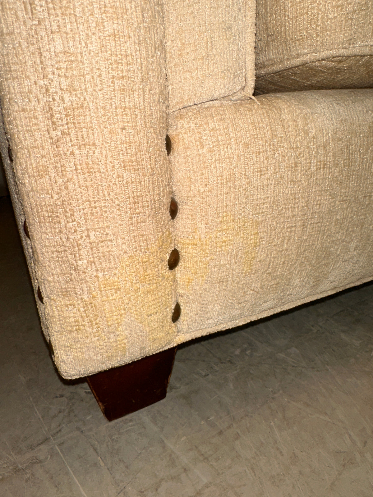 Beige sofa