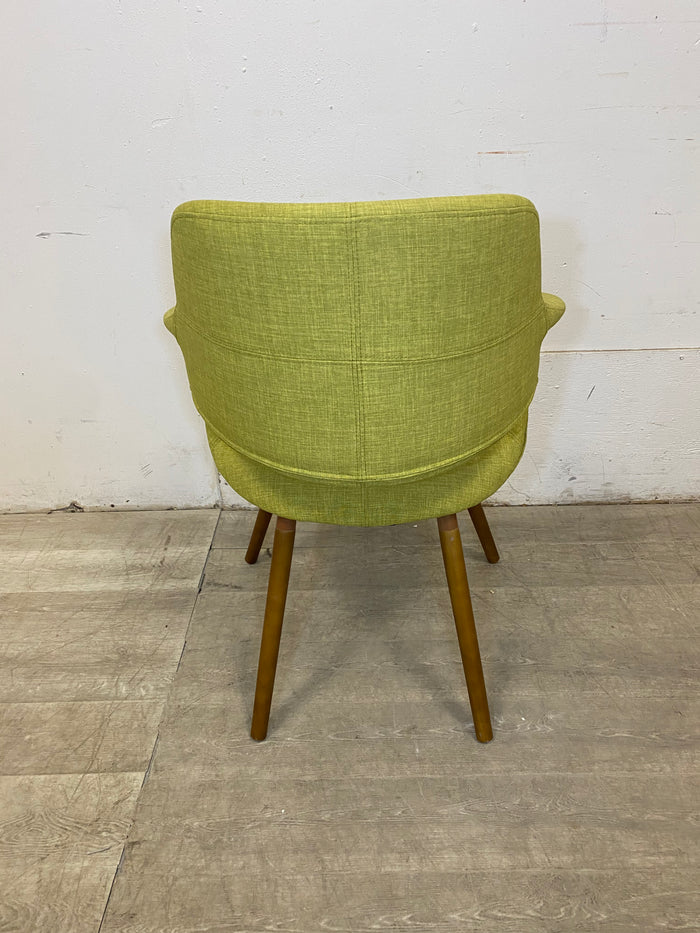 Retro Lime Green Accent Chair