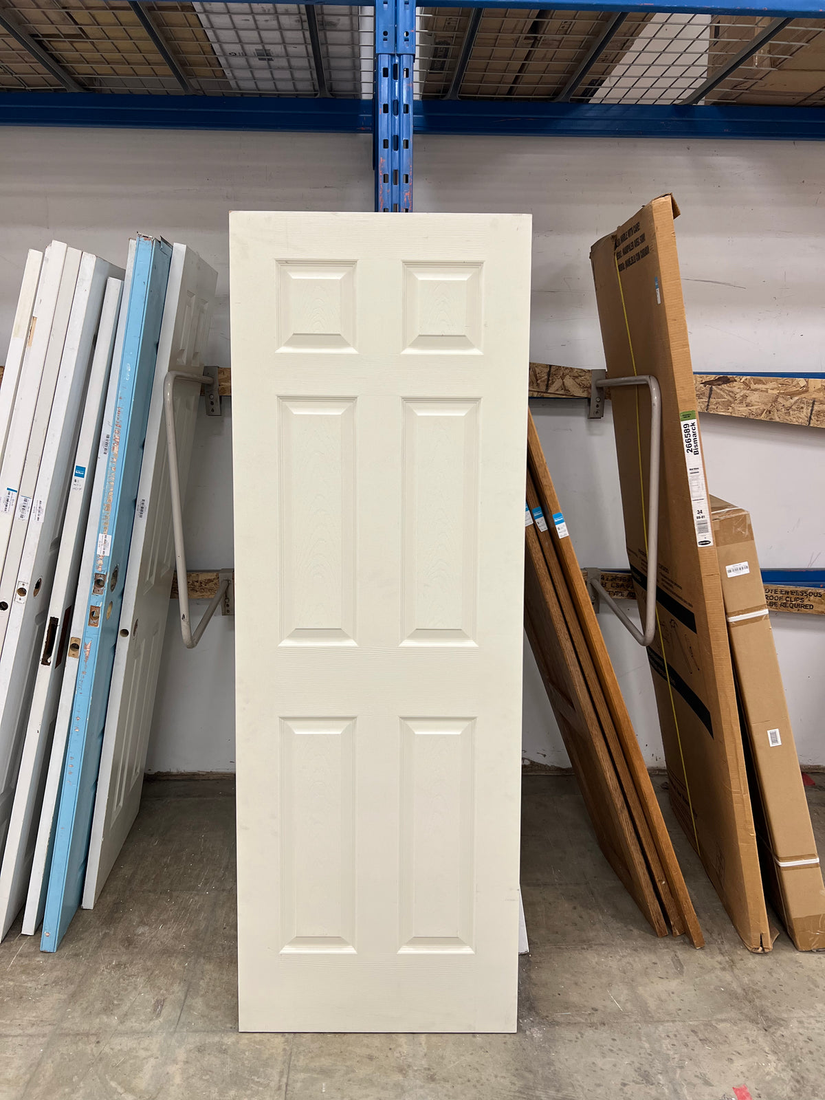 28" x 80" White 6 Panelled Interior Door