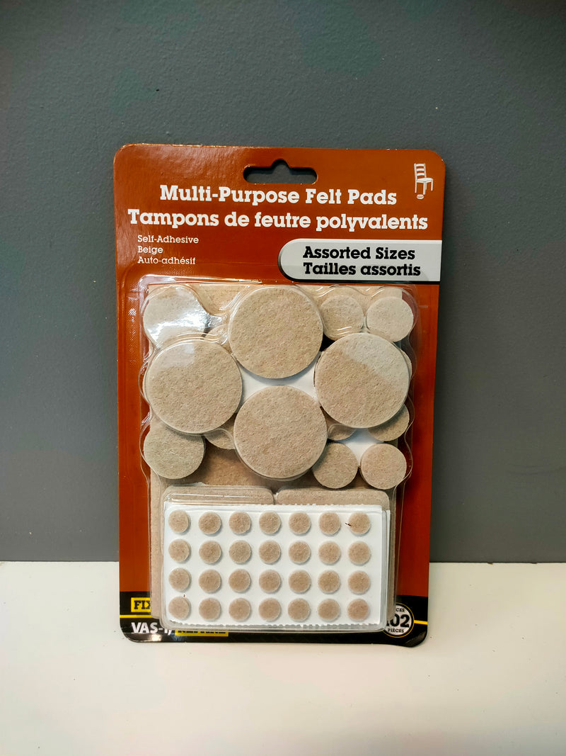 Multi-Purpose Felt Pads (102 Pieces)