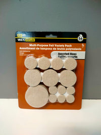 Assorted Felt Pads (56-Pieces)