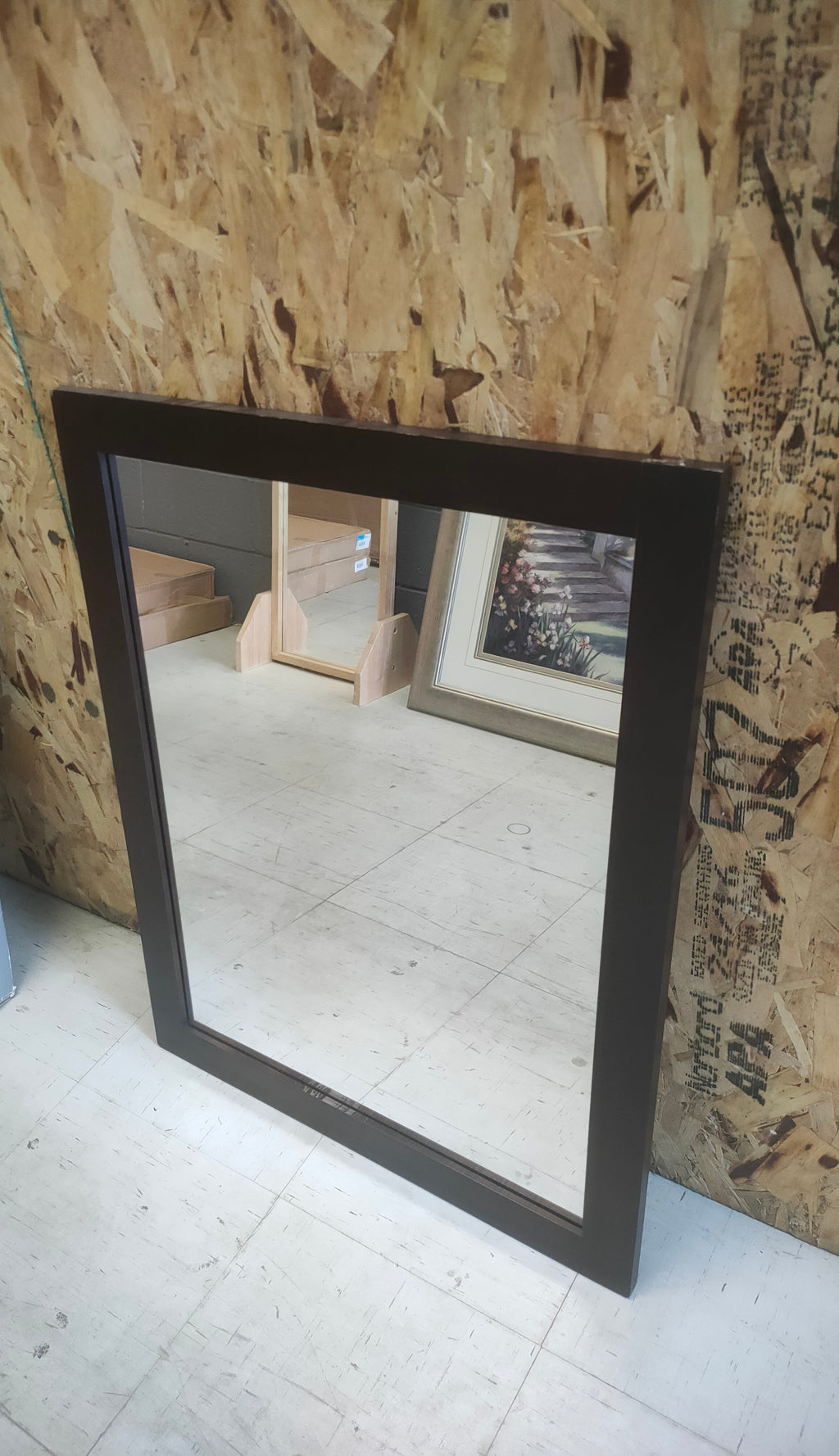 24" x 31" Wooden Framed Mirror