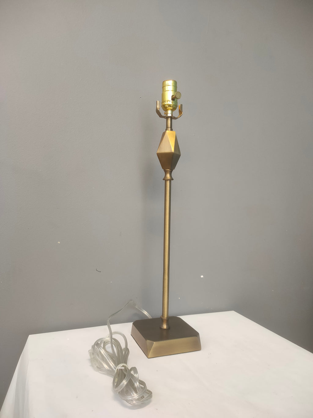 Brass Diamond Table Lamp