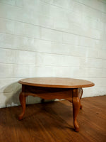 Round Wooden Coffee Table